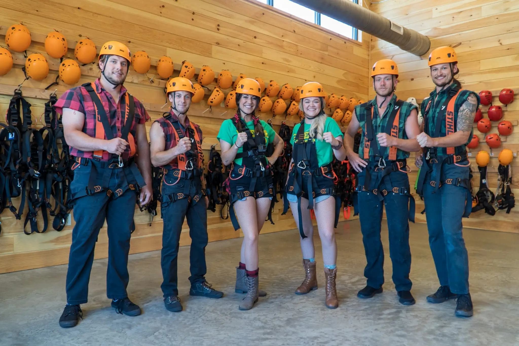 Blog - Lumberjack Feud - Gearing up for adventure park