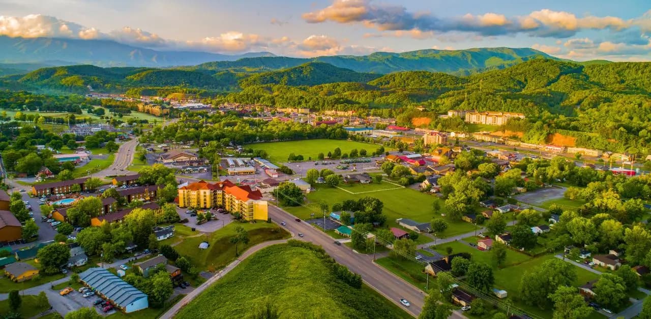 Blog - Sevierville Aerial Shot